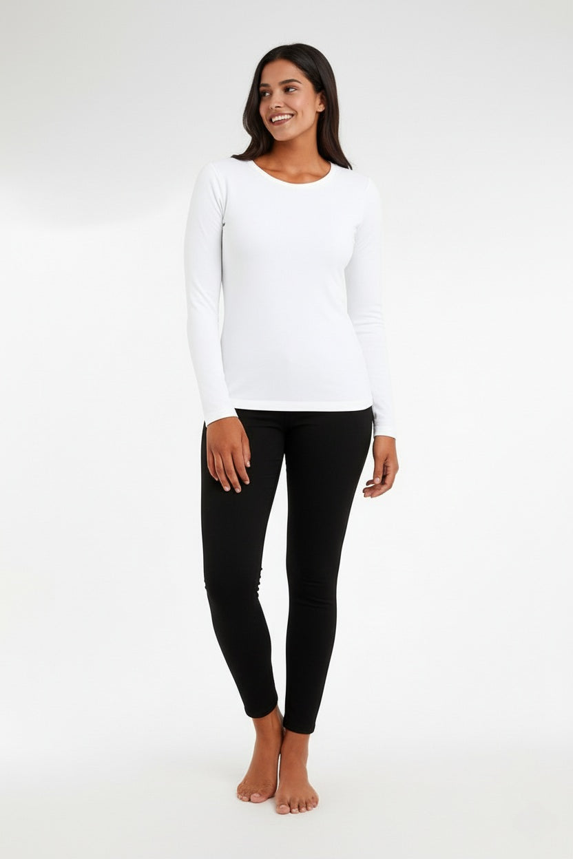 White Women's Long Sleeve T-shirt