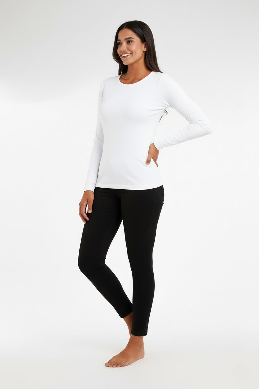 White Women's Long Sleeve T-shirt