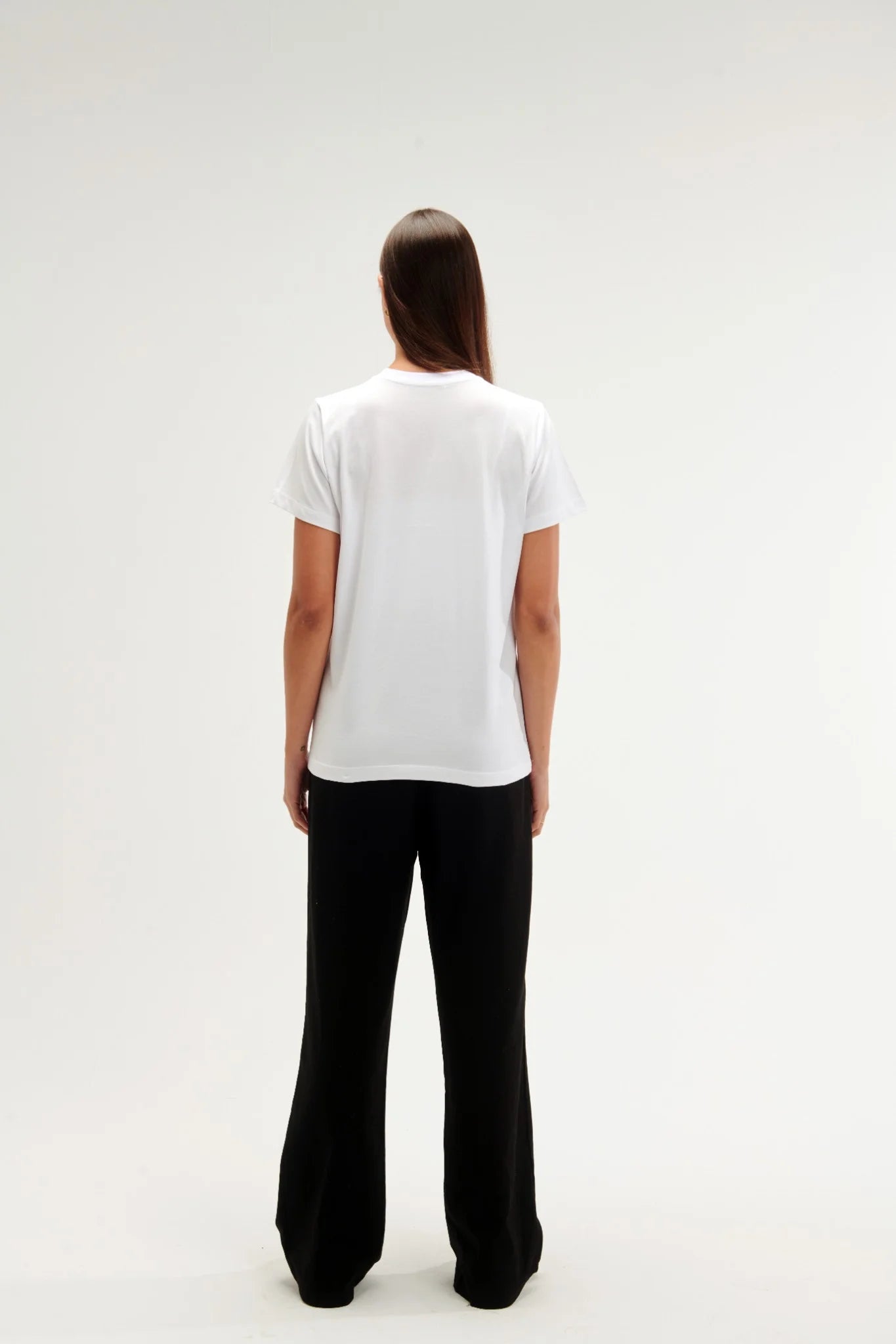 Regular Fit White Female T-Shirt
