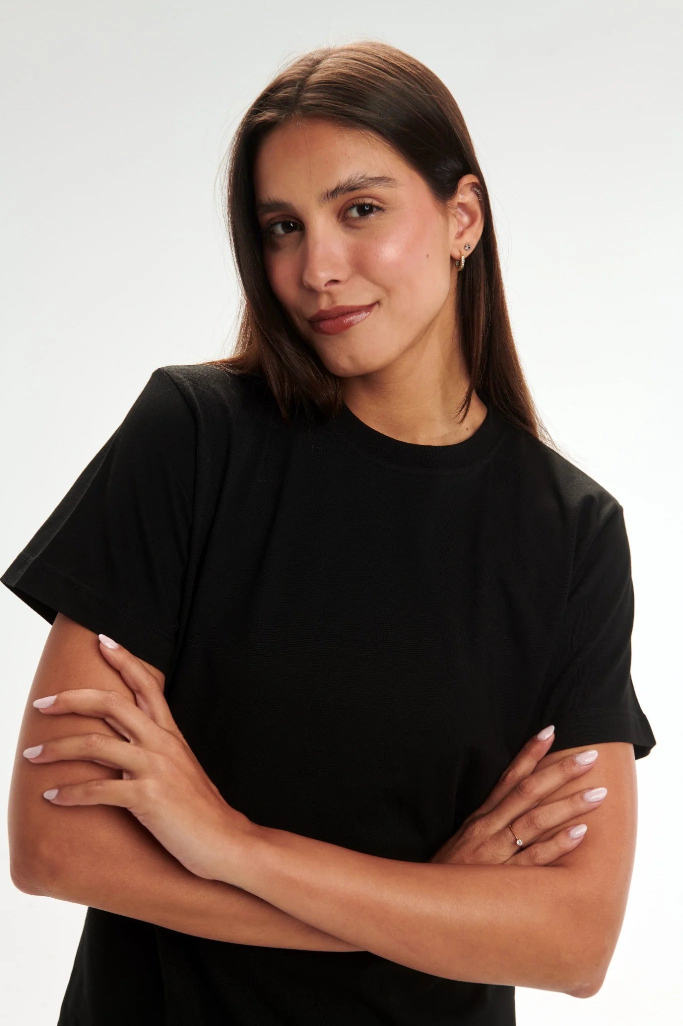 Regular Fit Black Female T-Shirt