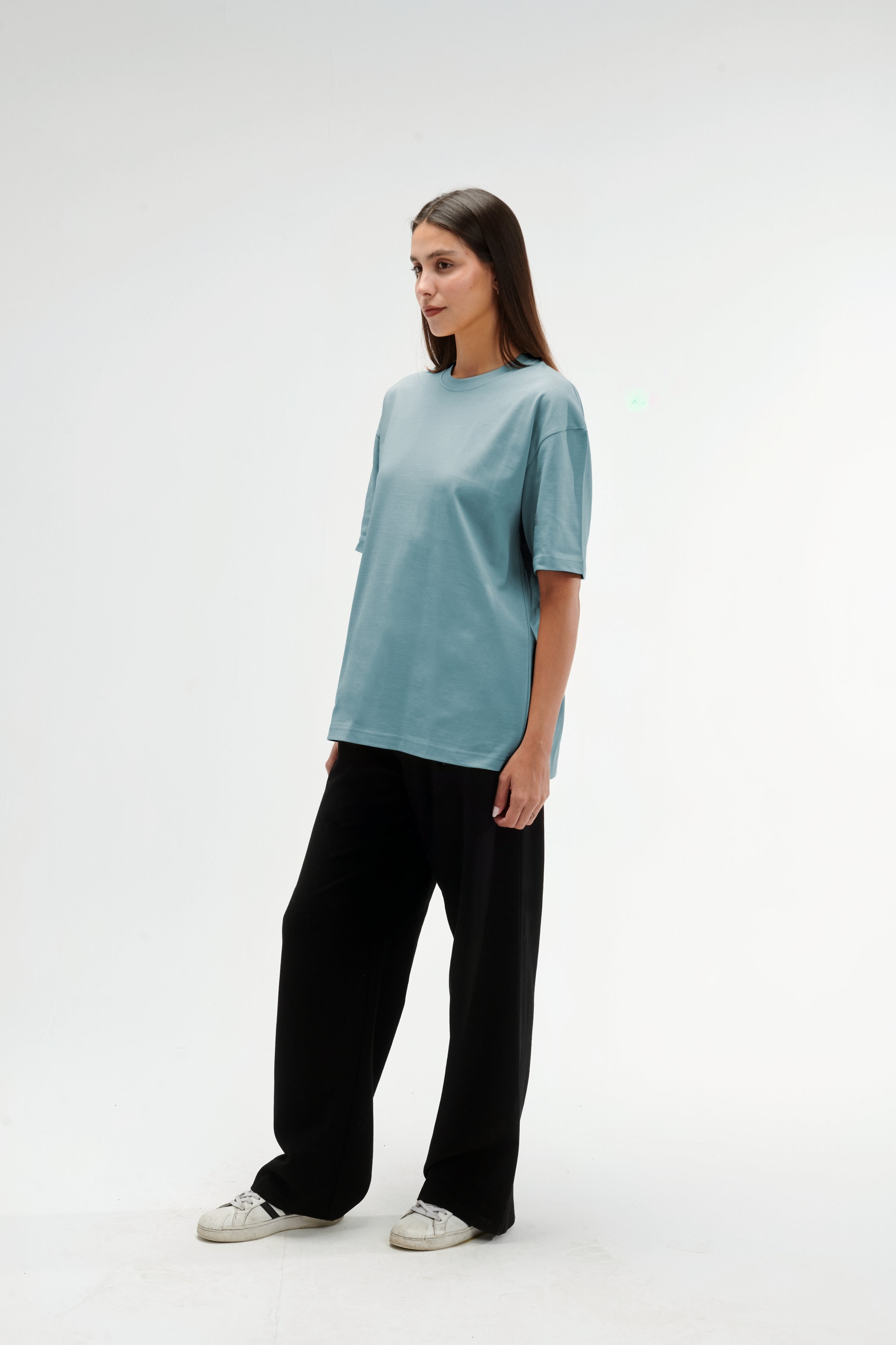 Oversized Fit Mint Green Female T-Shirt