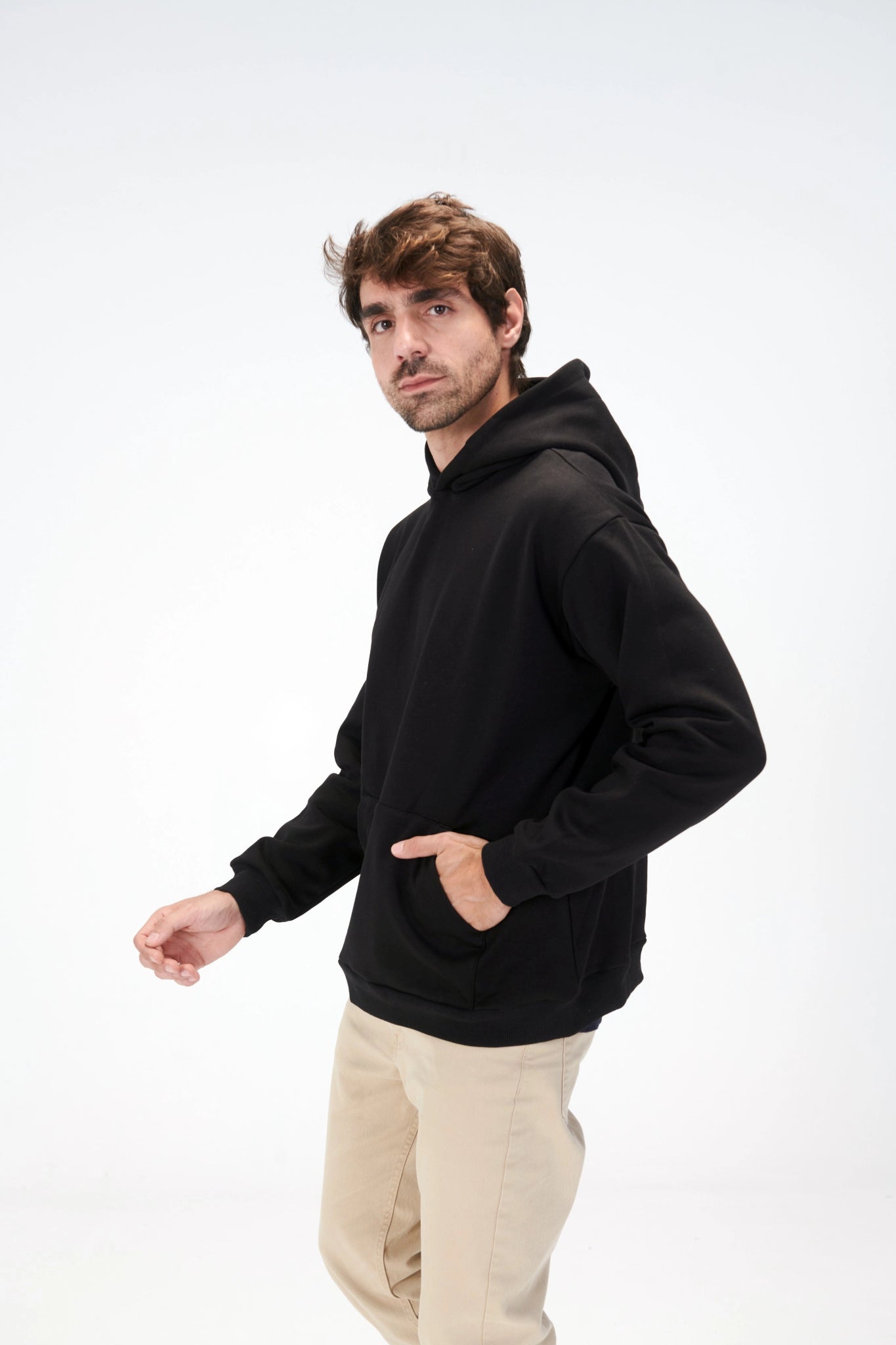 Carbon Black Hoodie - Men - Essentials Egypt