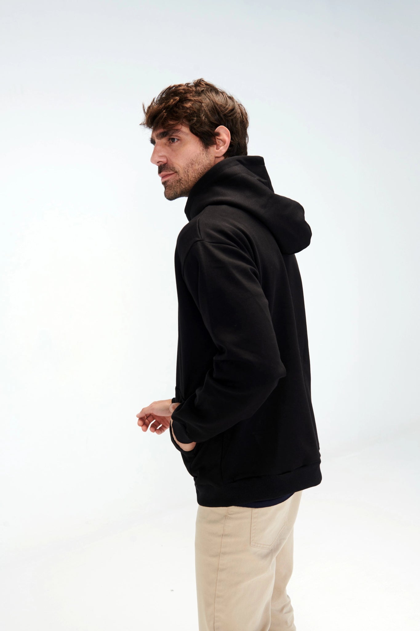 Carbon Black Hoodie - Men - Essentials Egypt