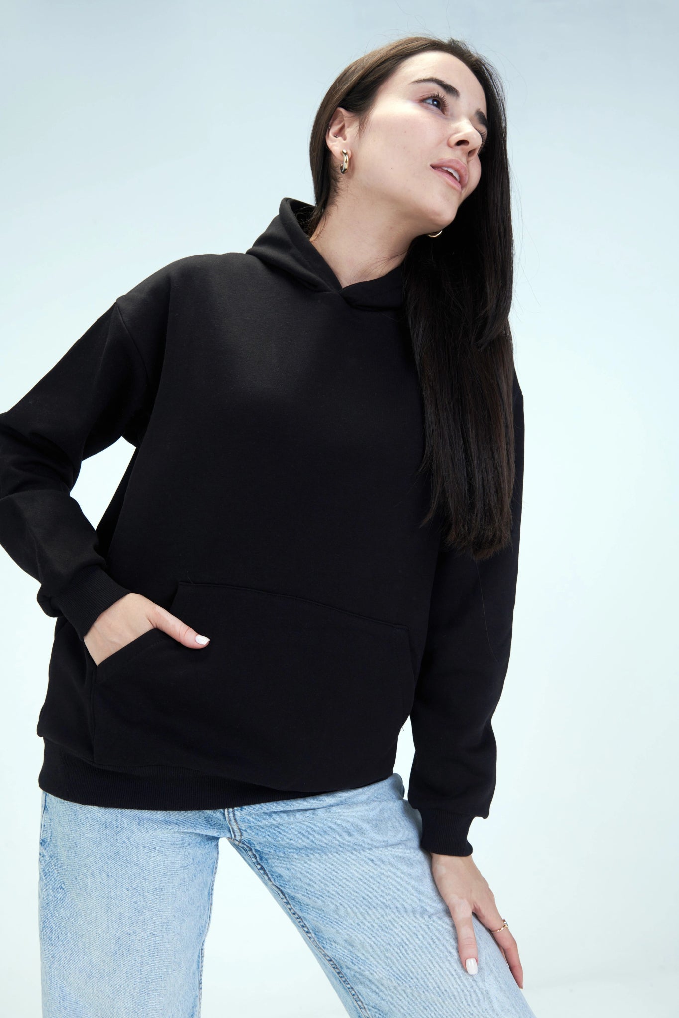 Carbon Black Hoodie - Women - Essentials Egypt