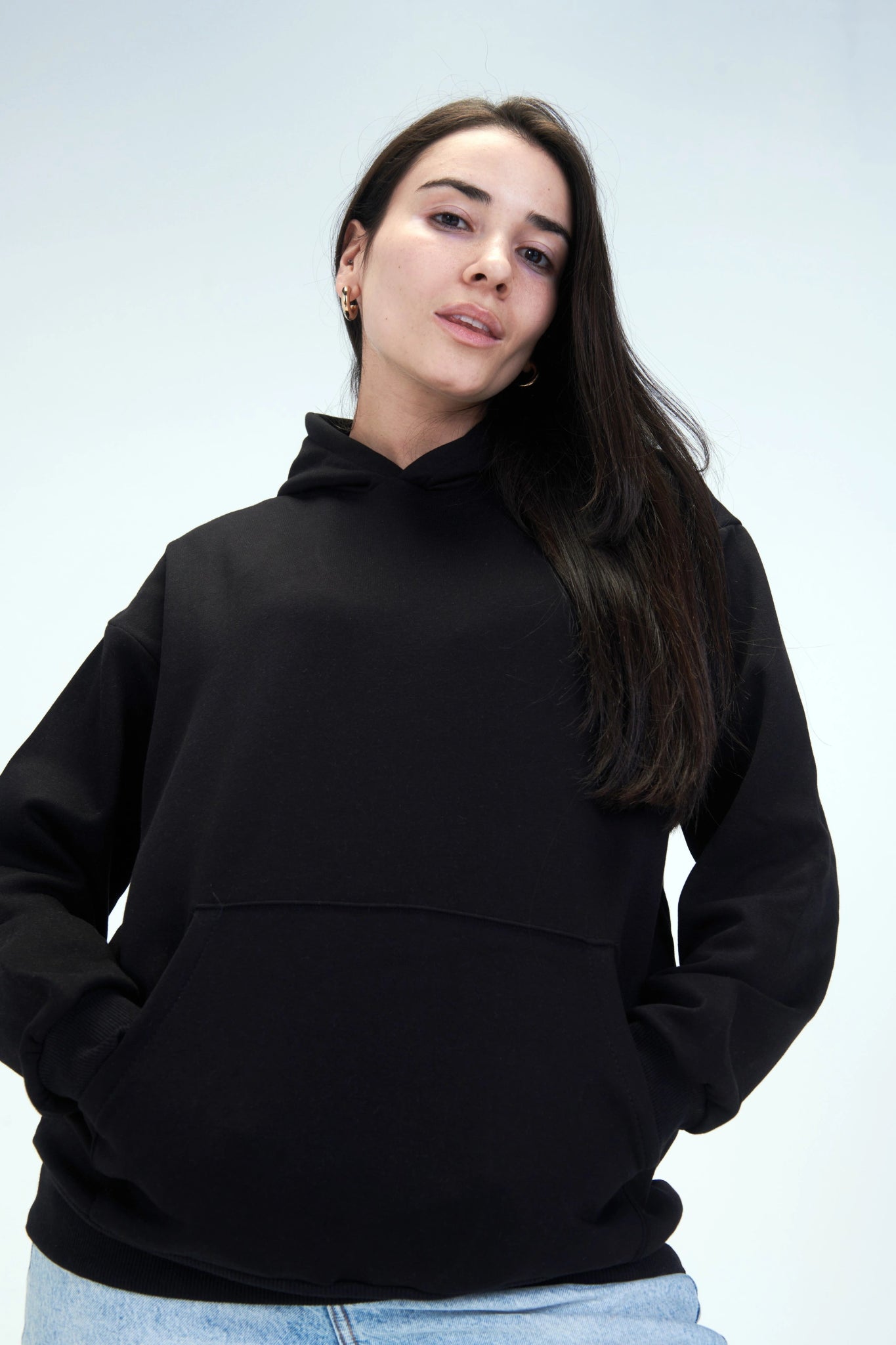 Carbon Black Hoodie - Women - Essentials Egypt