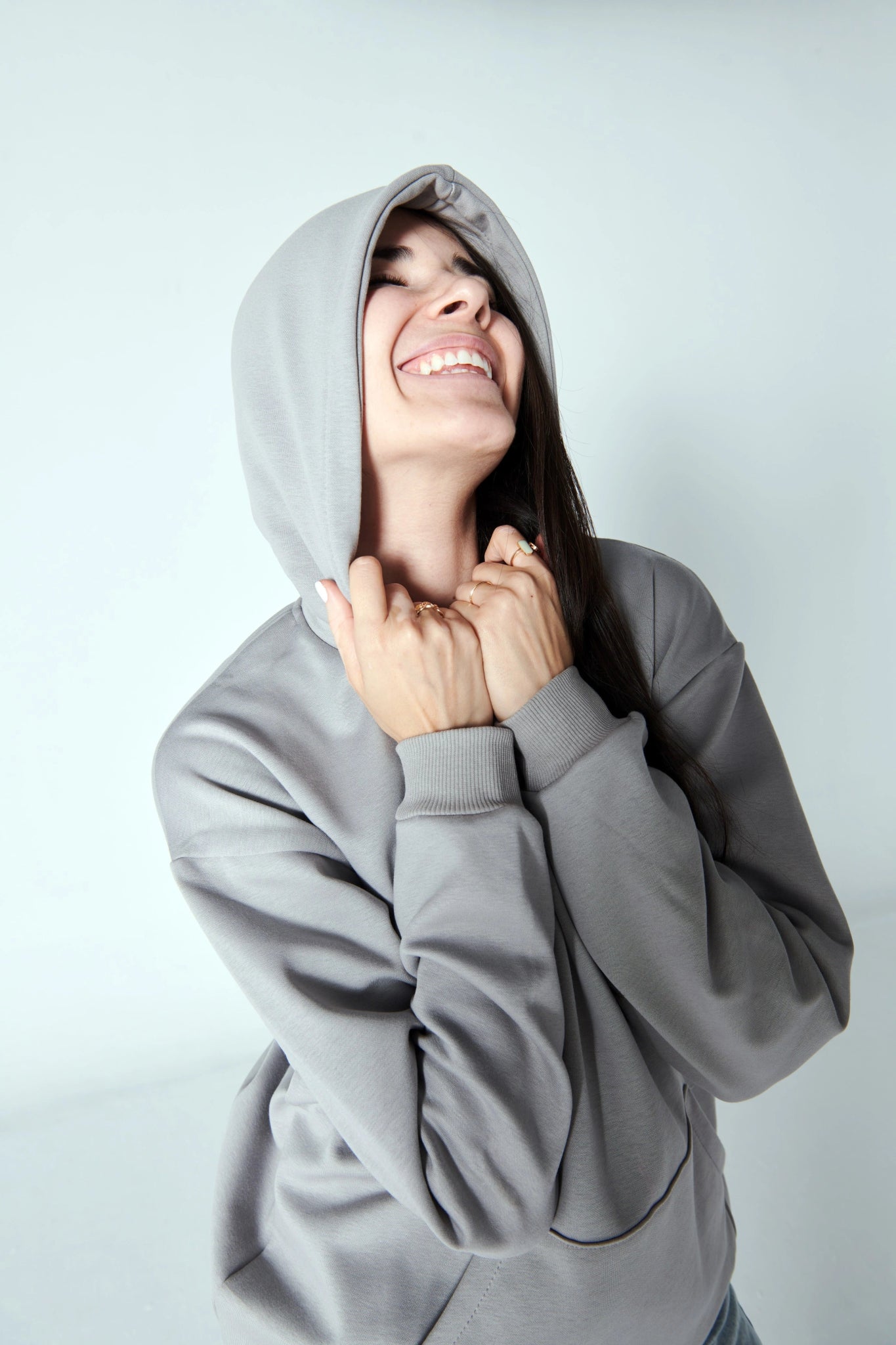 Cloud Grey Hoodie - Women - Essentials Egypt