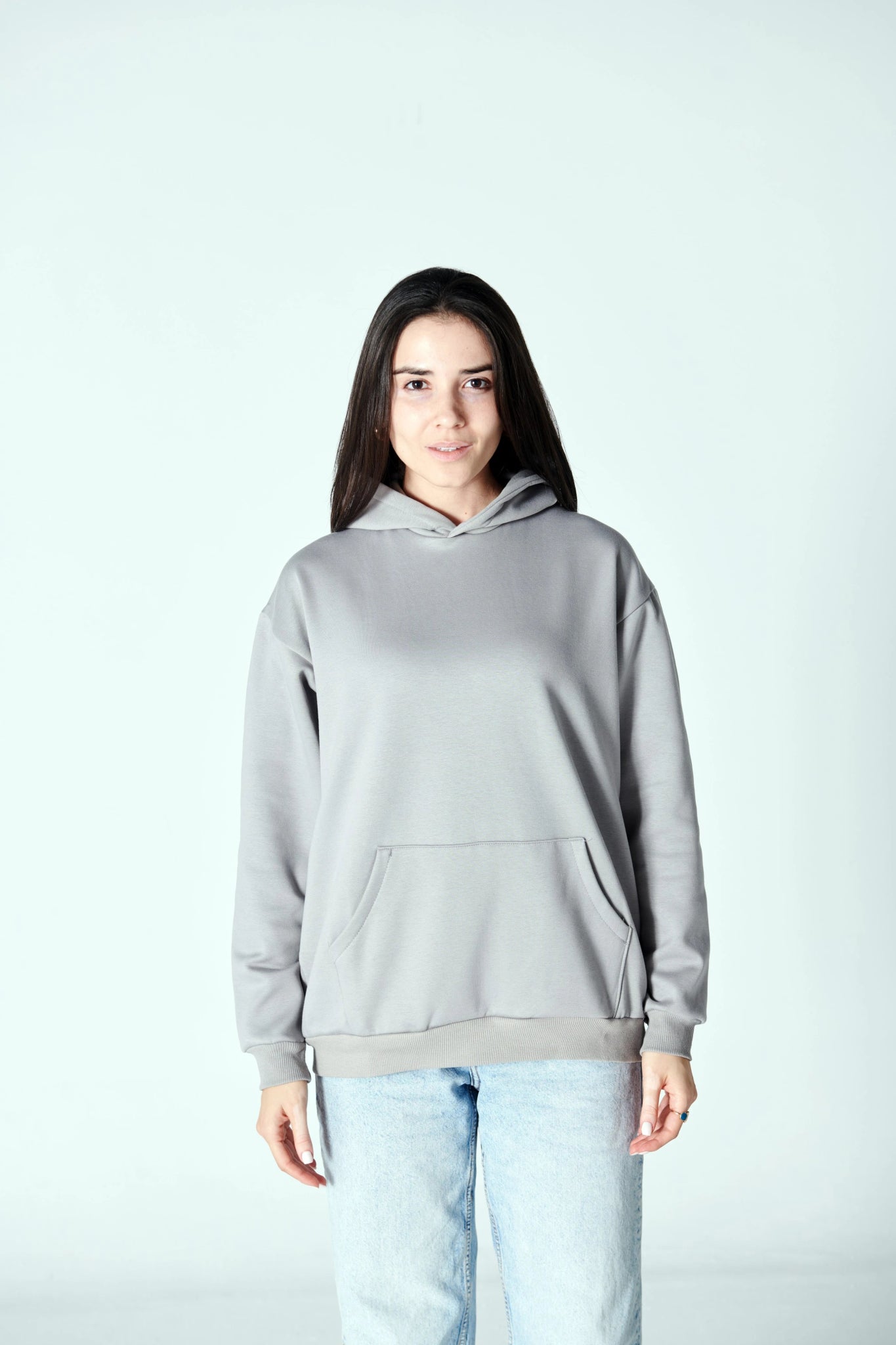 Cloud Grey Hoodie - Women - Essentials Egypt