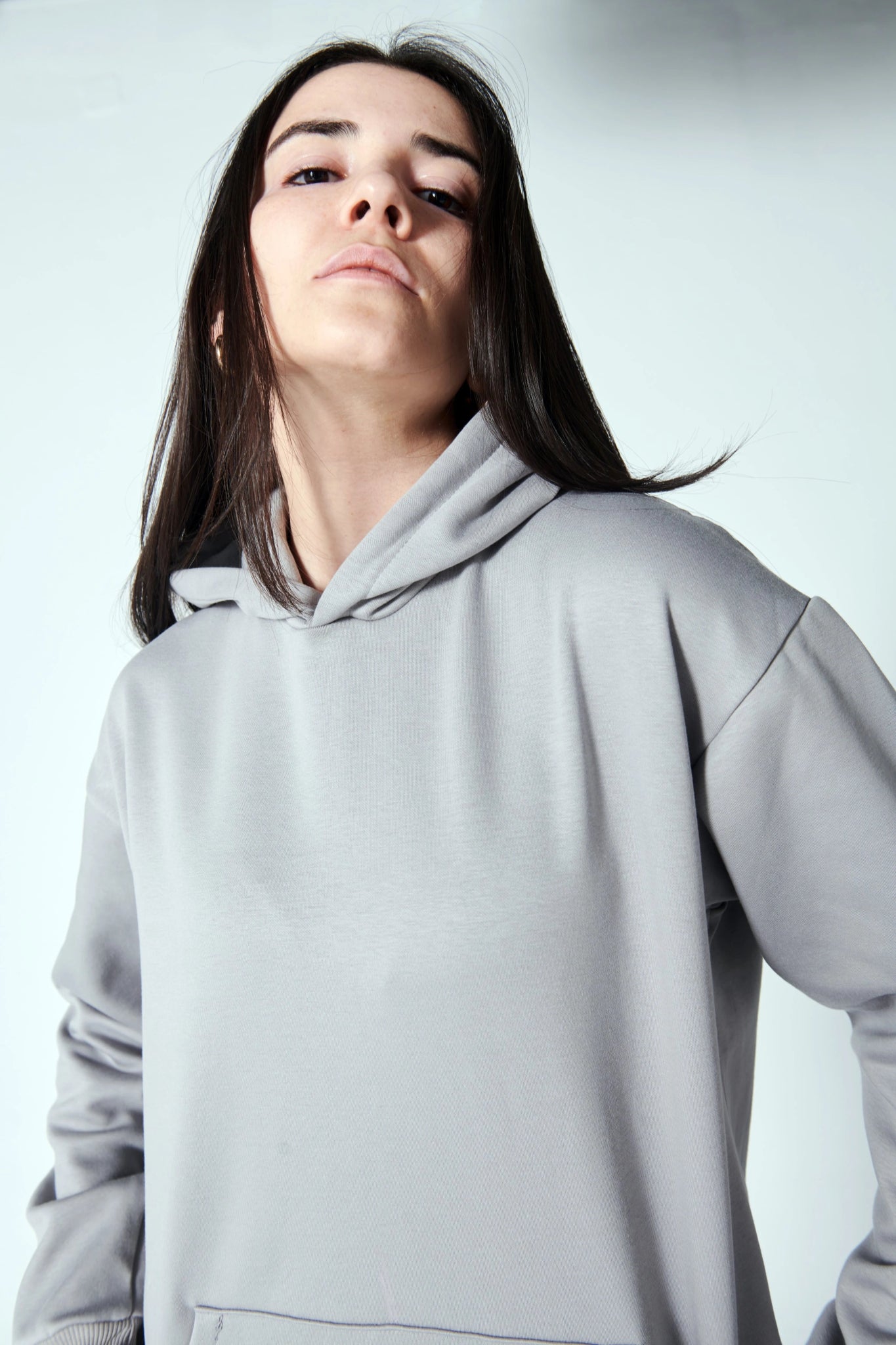 Cloud Grey Hoodie - Women - Essentials Egypt