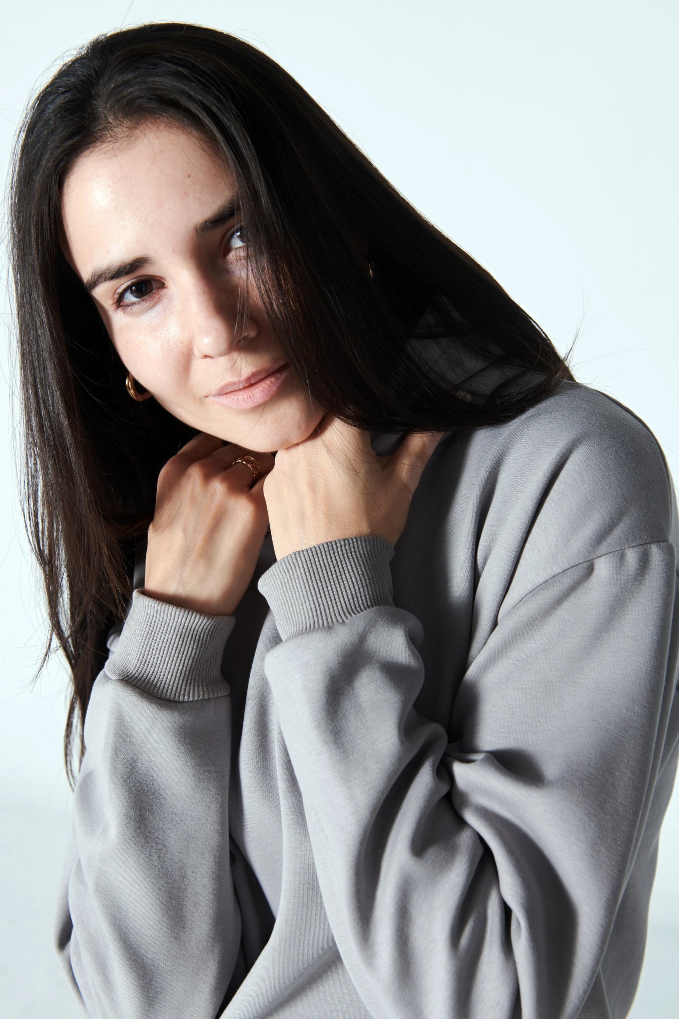 Cloud Grey Hoodie - Women - Essentials Egypt