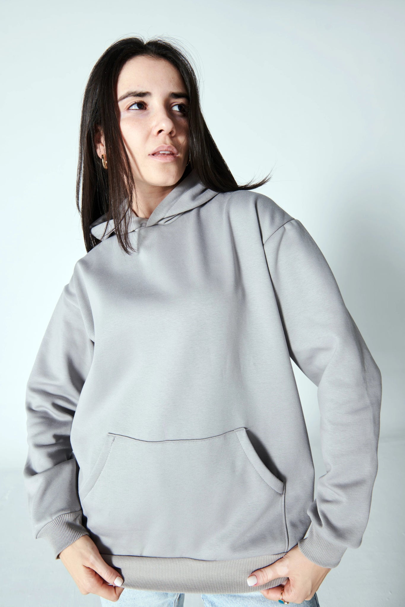 Cloud Grey Hoodie - Women - Essentials Egypt