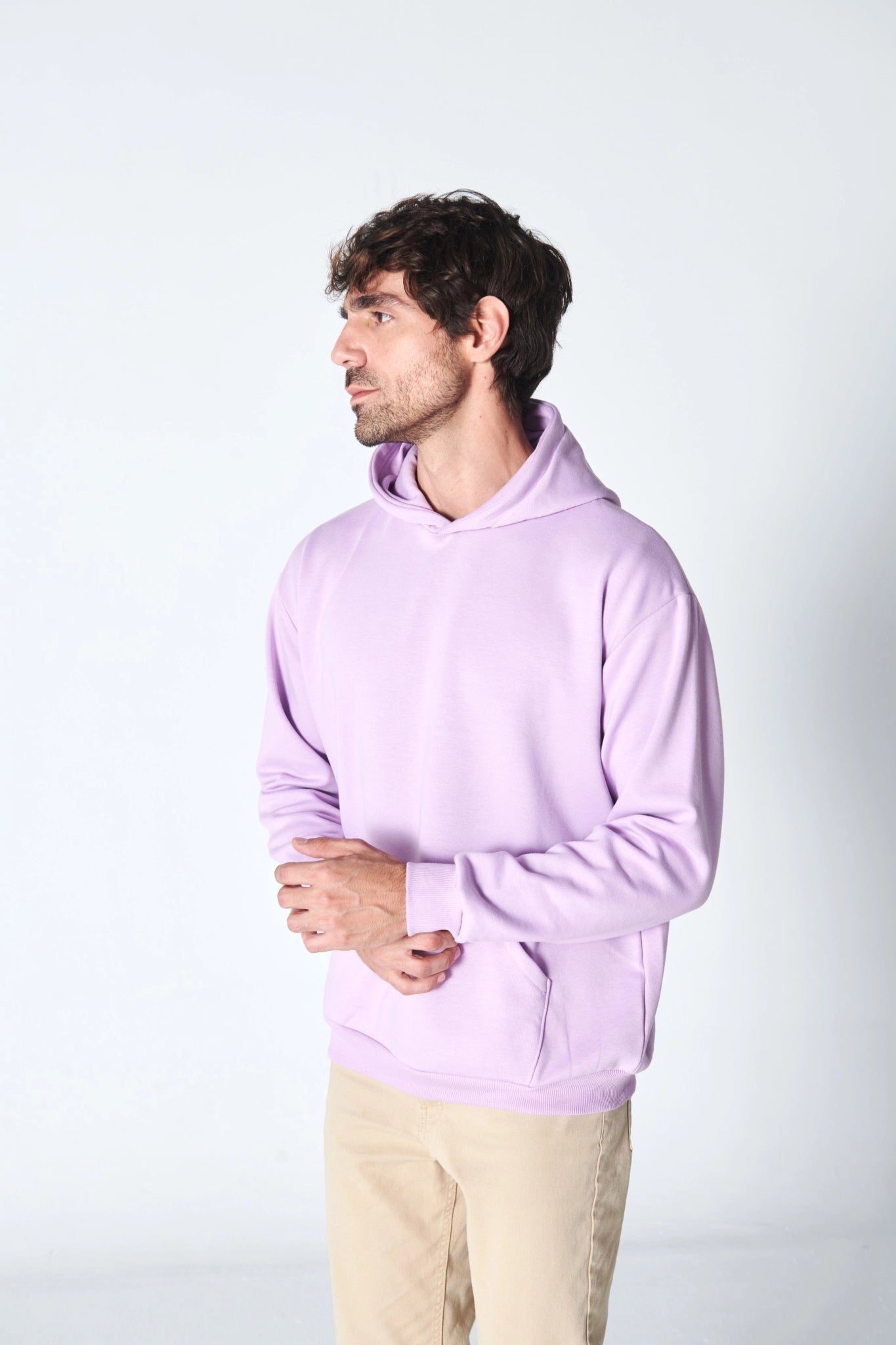 Minimal Mauve Hoodie - Men - Essentials Egypt