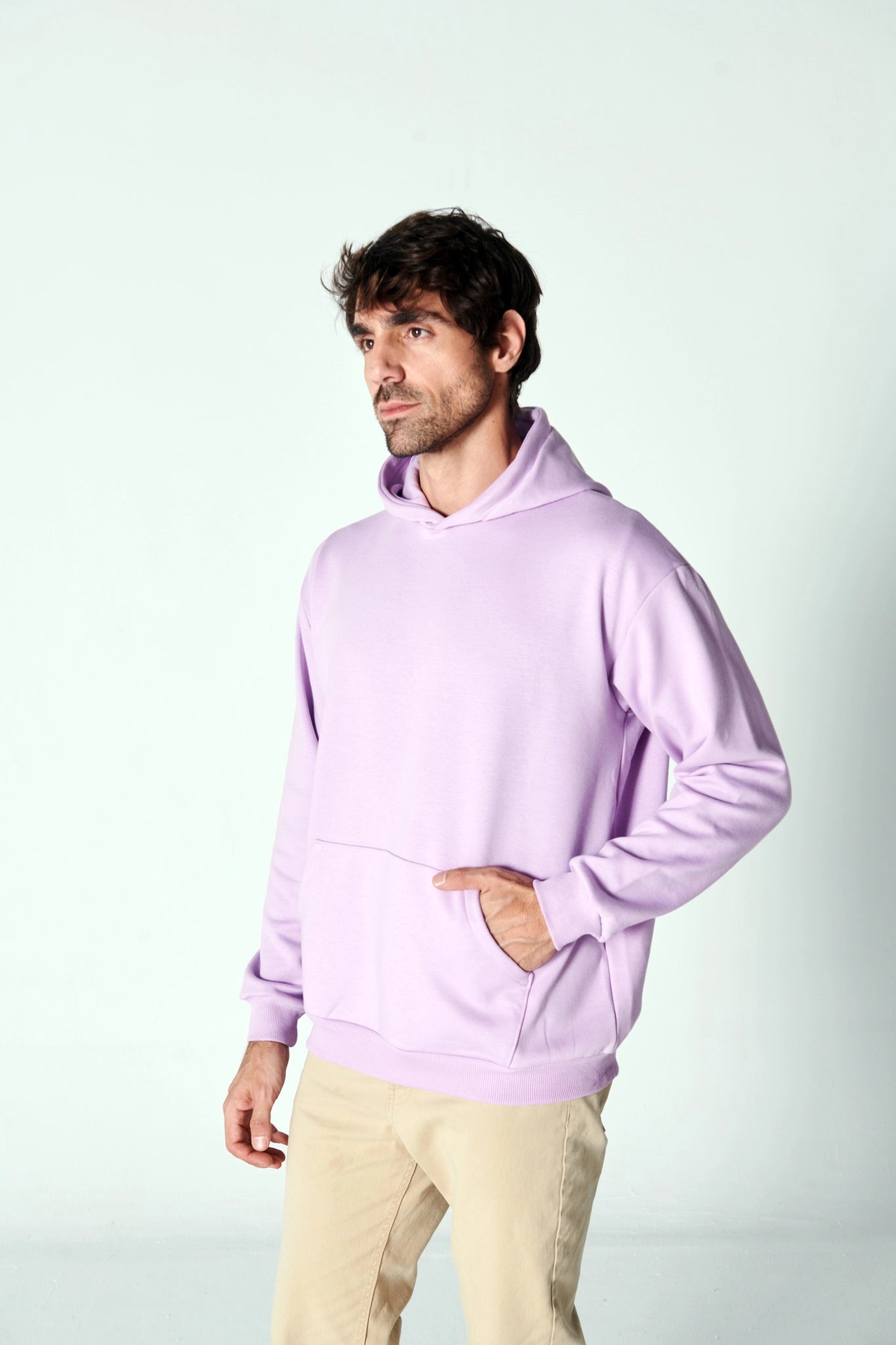 Minimal Mauve Hoodie - Men - Essentials Egypt