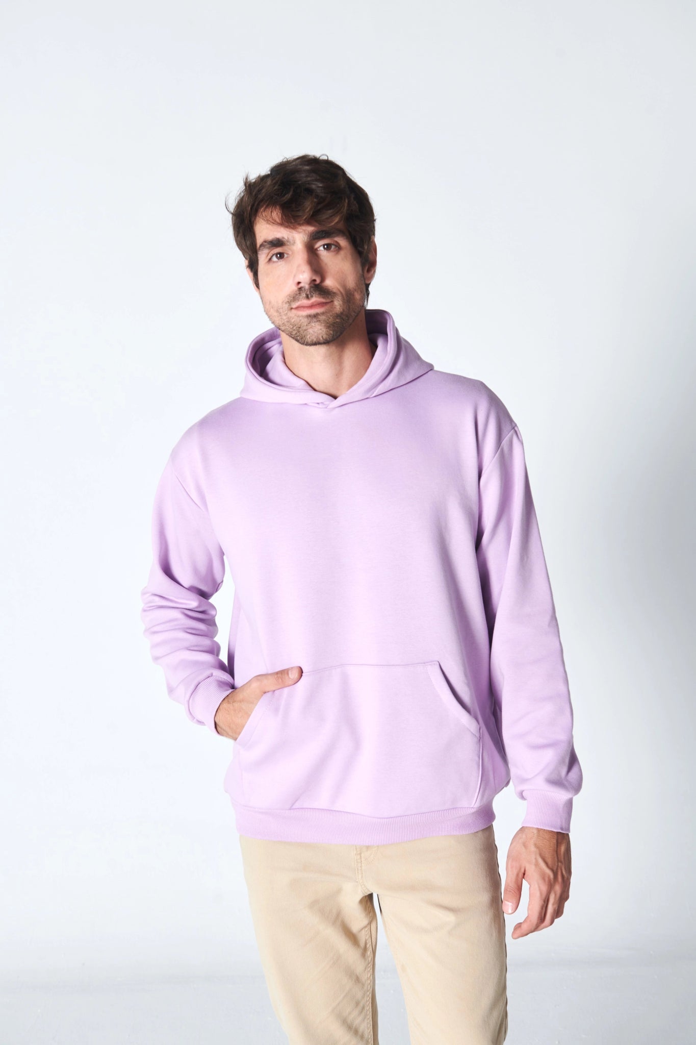 Minimal Mauve Hoodie - Men - Essentials Egypt