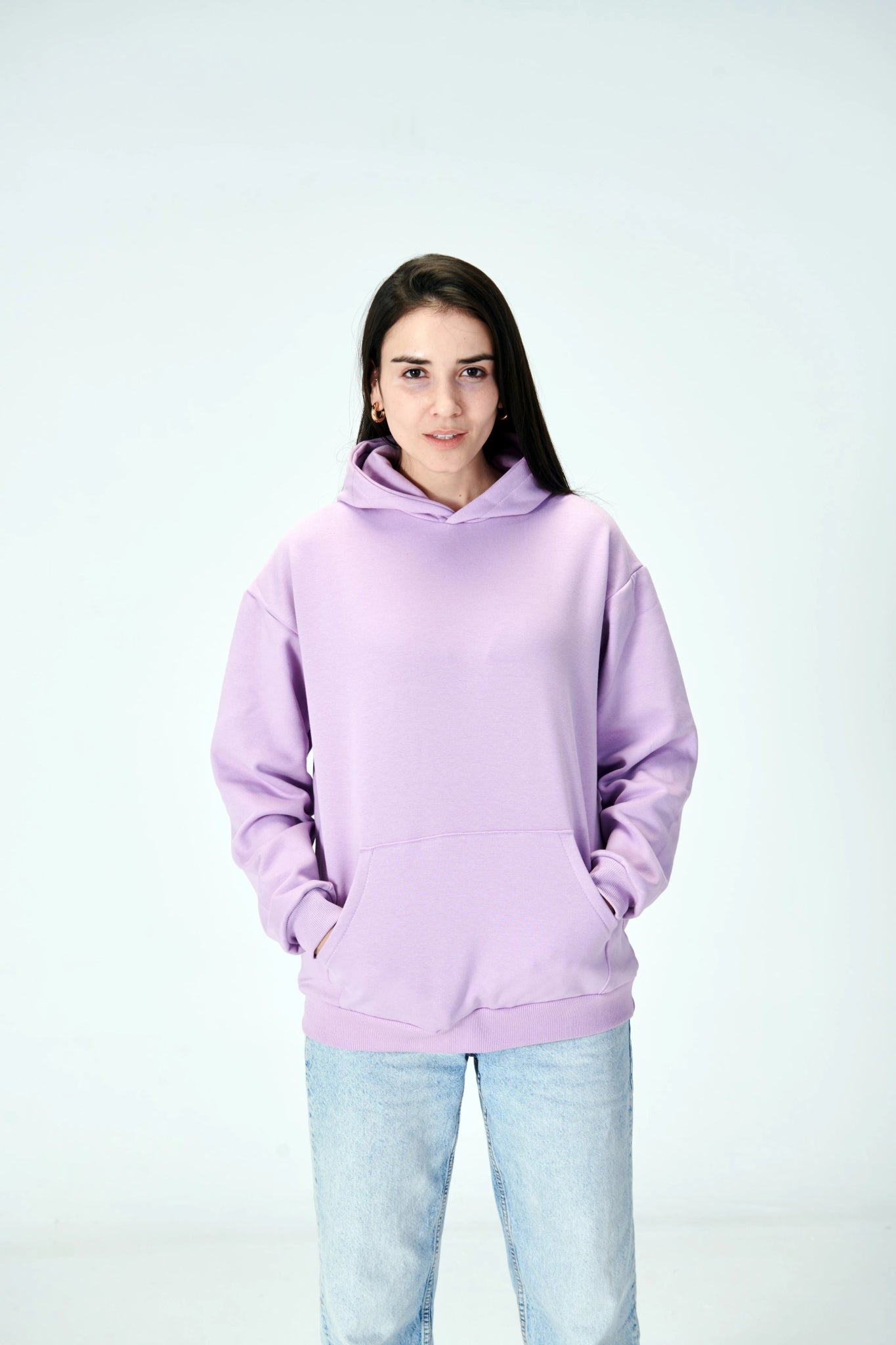 Minimal Mauve Hoodie - Women - Essentials Egypt
