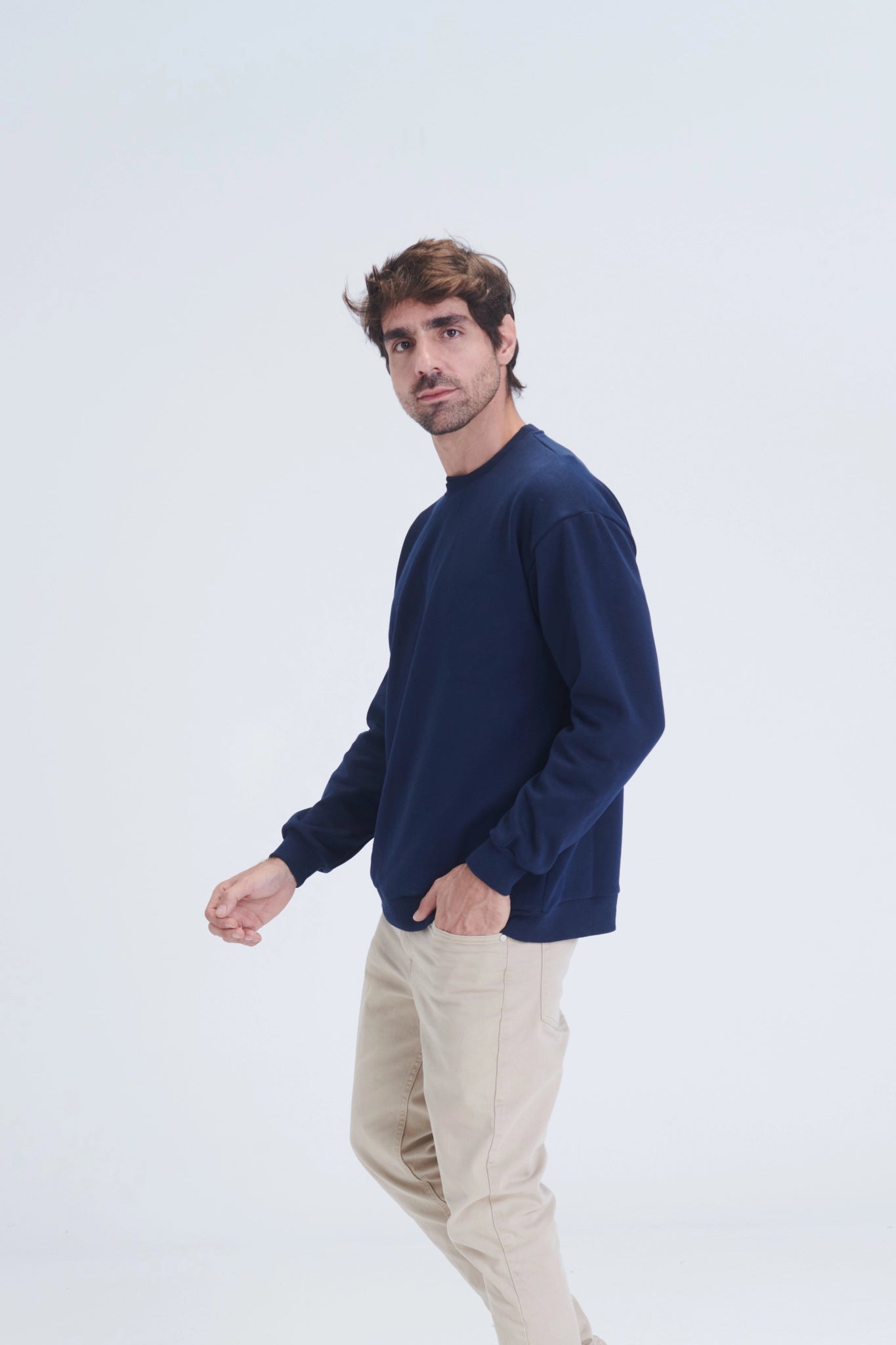 Paris Blue Sweatshirt - Men - Essentials Egypt