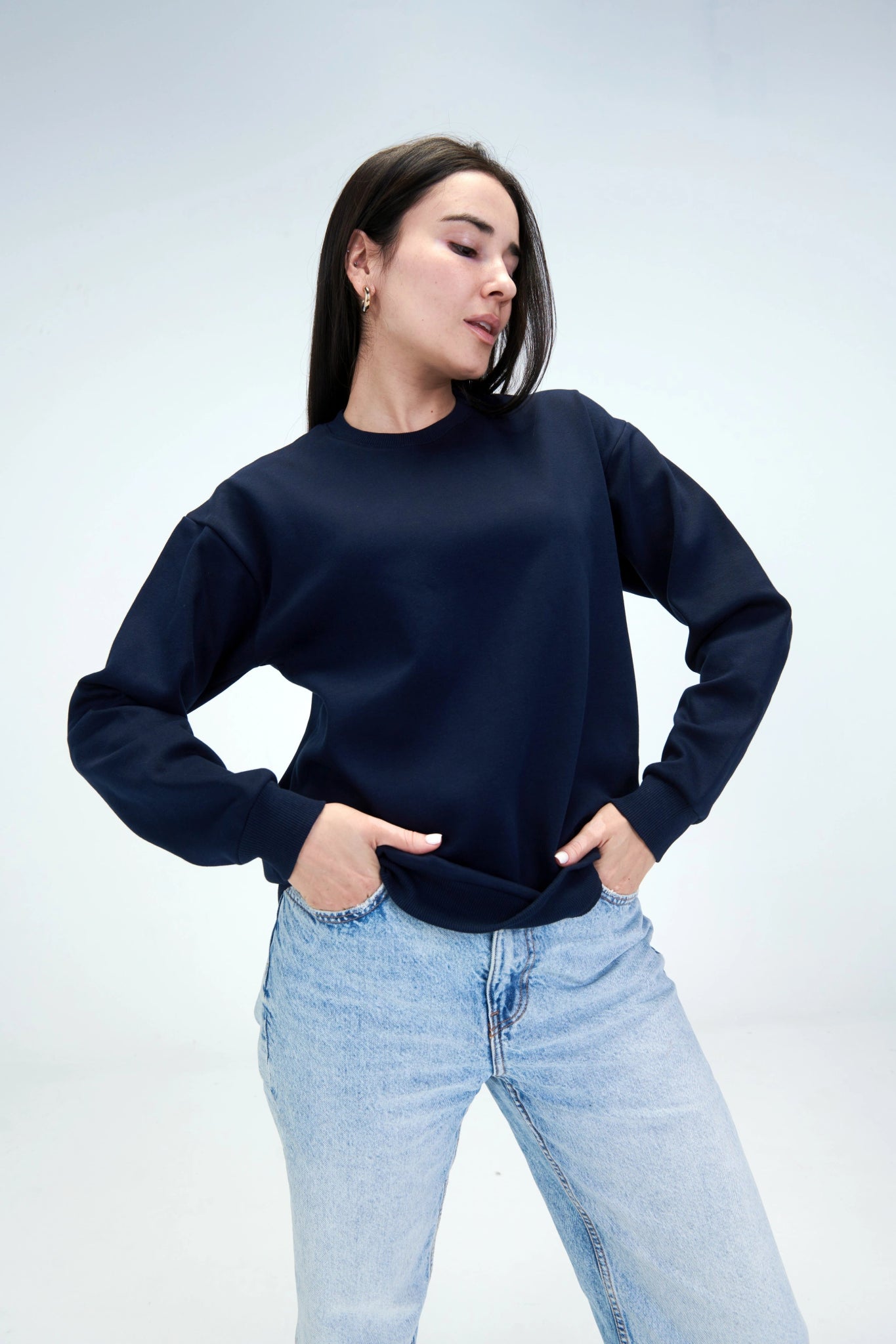 Paris Blue Sweatshirt - Women - Essentials Egypt