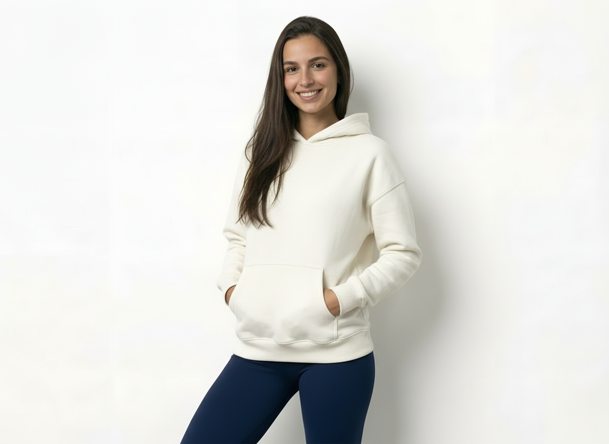 Ivory Hoodie - Women